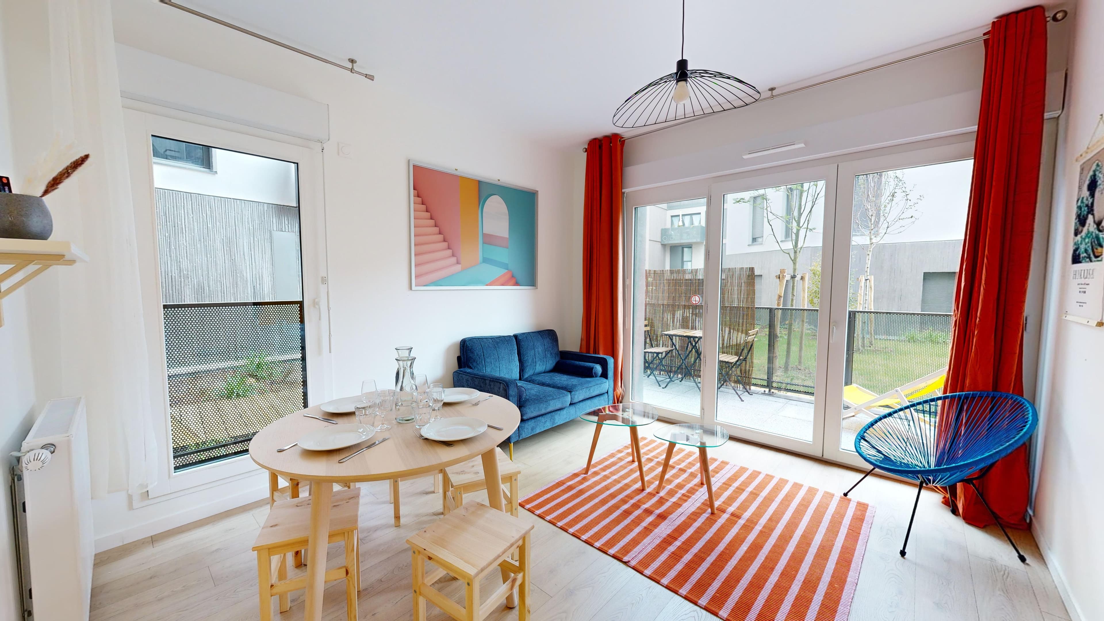 Living room at Bobillot, Montreuil
